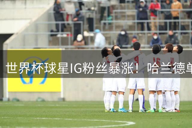 世界杯球星IG粉丝暴涨！哈兰德单月吸粉3200万碾压NBA顶流